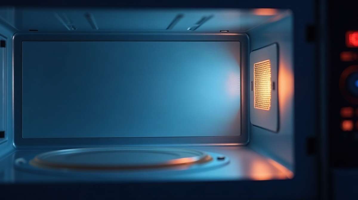 Microwave Sparking Inside? What to Check 3 The small waveguide cover panel on the side wall of a microwave cavity
